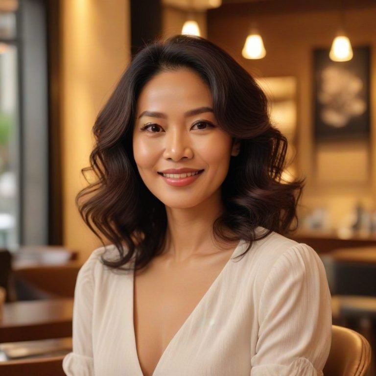 Model Rambut Lembut Bervolume untuk Wanita Usia 40-an