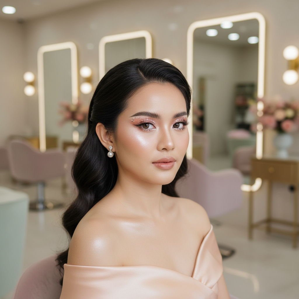 AI Visual: Mata Indah & Bebas Khawatir: Rahasia Makeup Mewah yang Bikin Kamu Makin Glowing! ✨