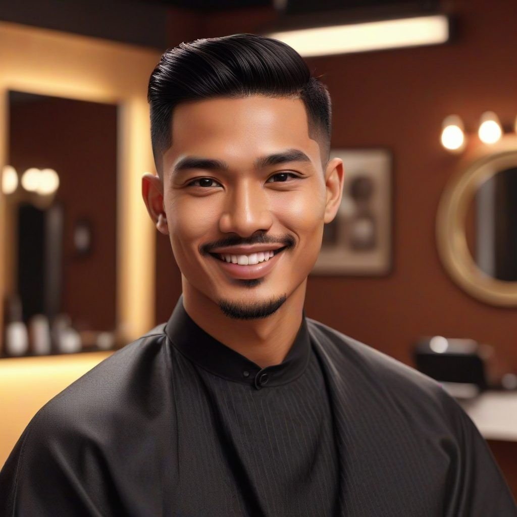 Potongan Rambut Fade Cut Pendek Rapi Pria