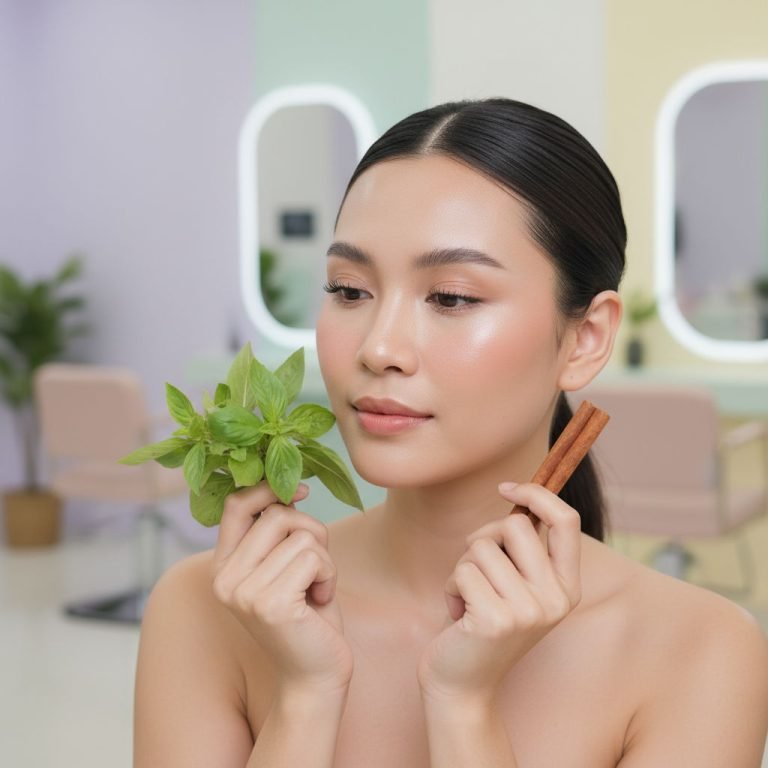 AI Visual: Wajah Awet Muda Permanen Tanpa Mahal? 5 Herbal Ajaib Ini Bikin Cantik Alami, Bestie! ✨