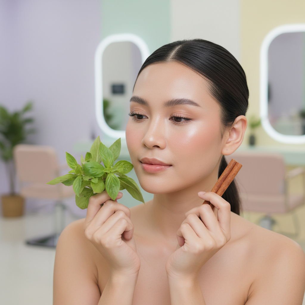 AI Visual: Wajah Awet Muda Permanen Tanpa Mahal? 5 Herbal Ajaib Ini Bikin Cantik Alami, Bestie! ✨