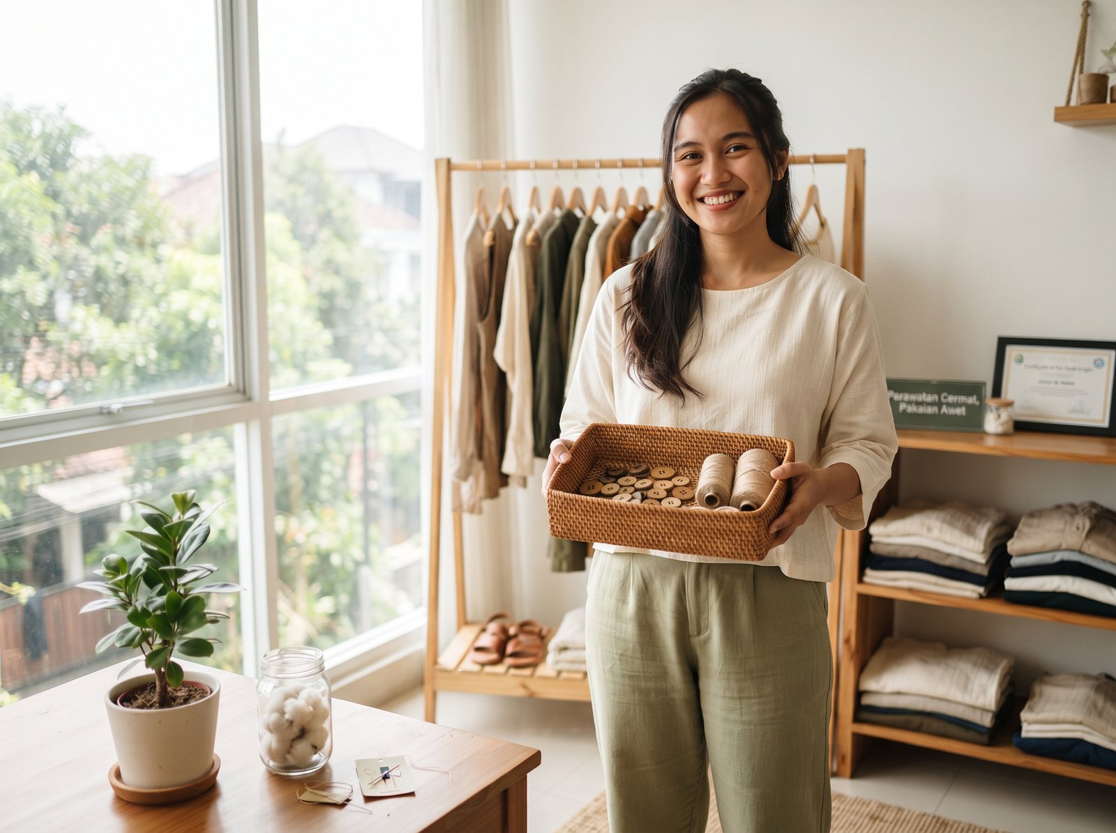 Panduan Menerapkan Sustainable Fashion dalam Keseharian: Memilih Serat Alami, Merawat Pakaian Awet, dan Ramah Lingkungan - Featured
