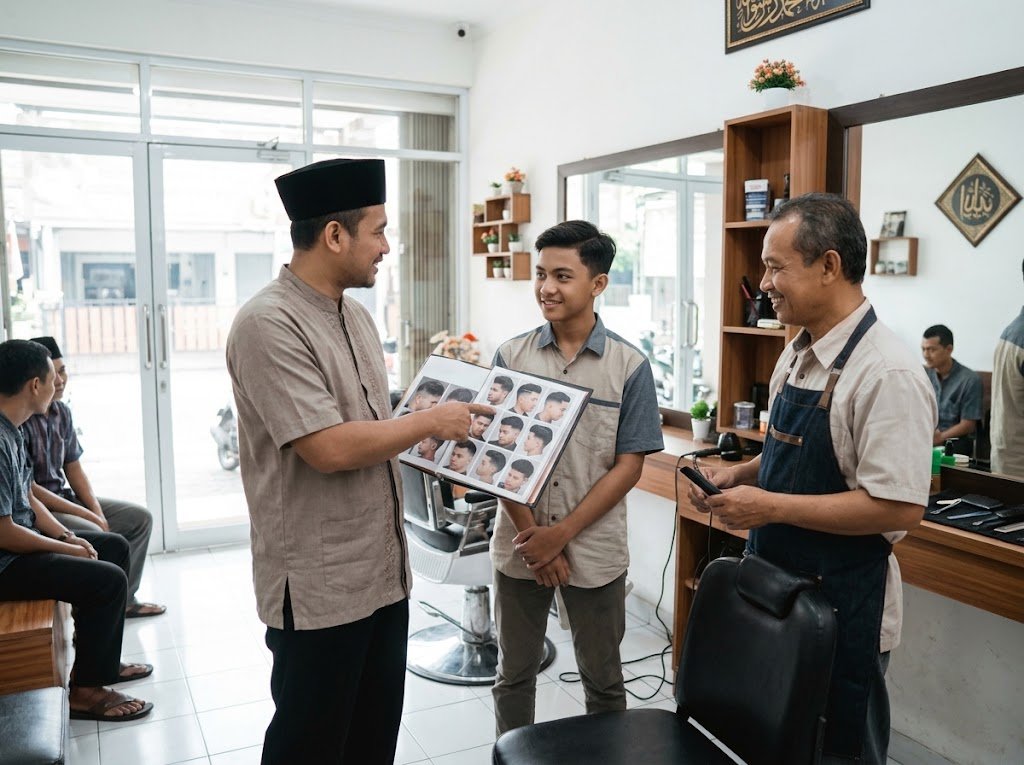 3 Gaya Potong Rambut yang Dilarang dalam Islam, Simak Adab dan Penjelasannya - Featured