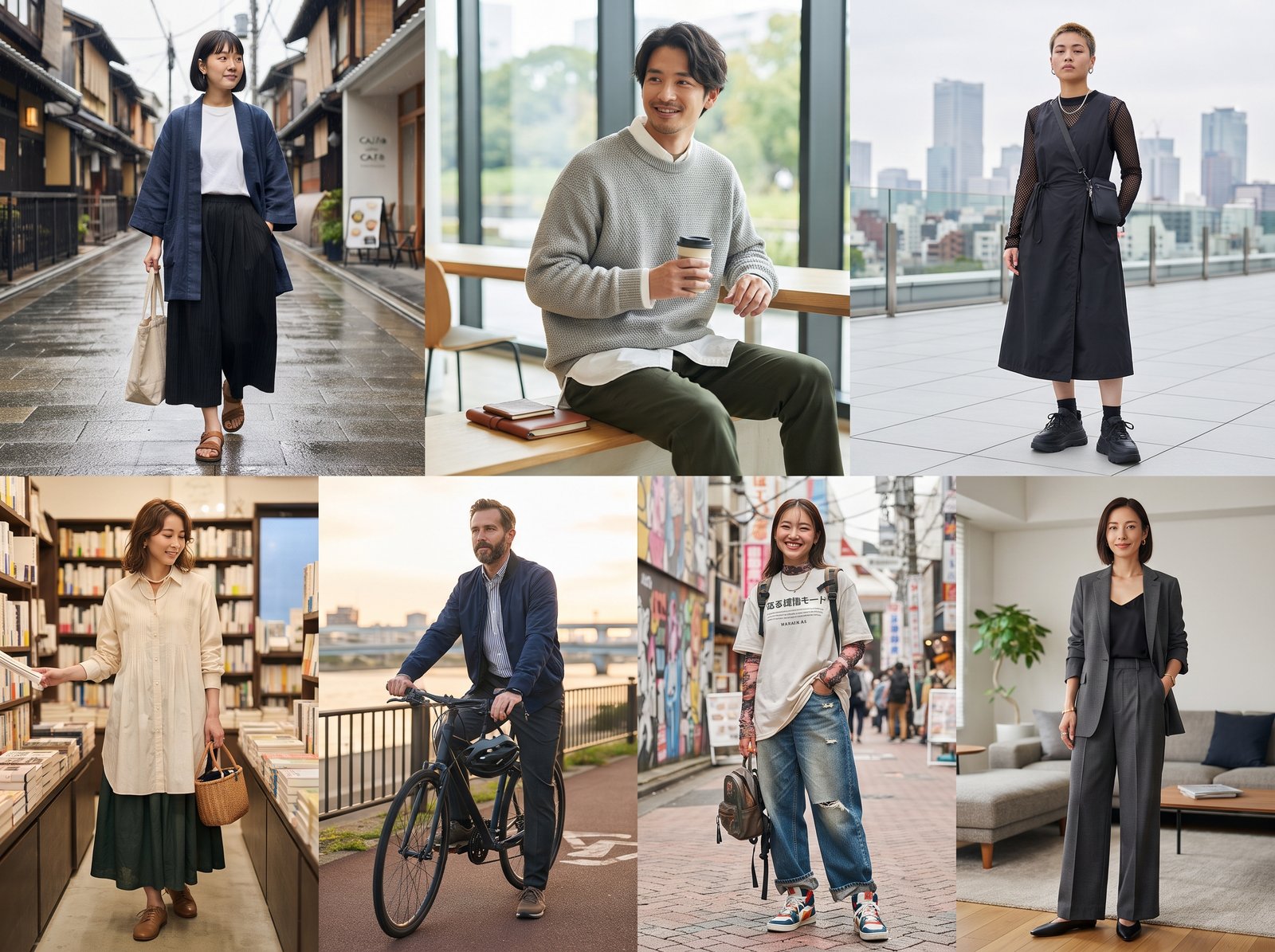 7 Inspirasi Gaya Busana Versatile Bernuansa Jepang: Fleksibel, Nyaman, dan Modis - Featured