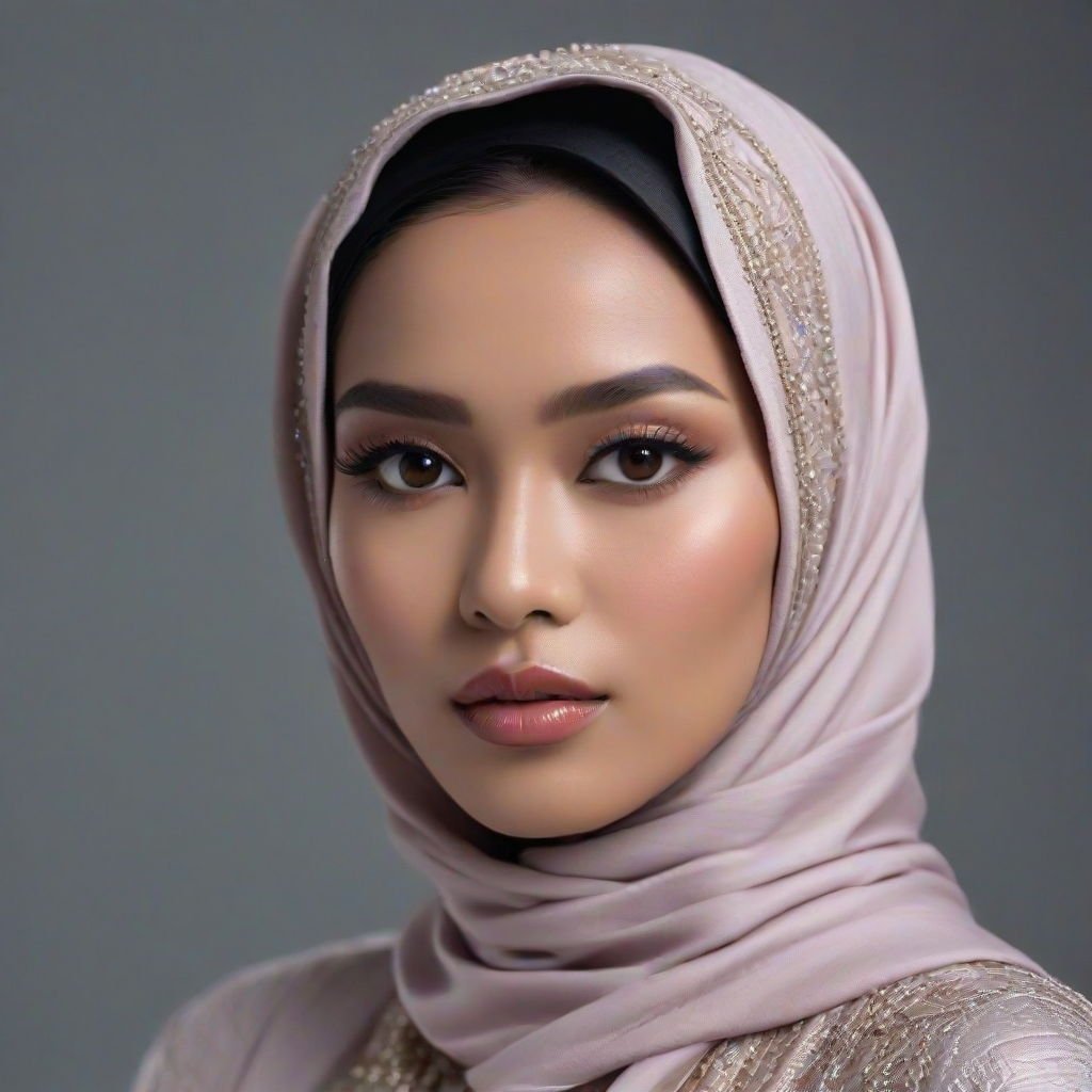 Eca Aura Bikin Pangling Tampil Pakai Hijab, Mirip Banget Sama Nissa Sabyan