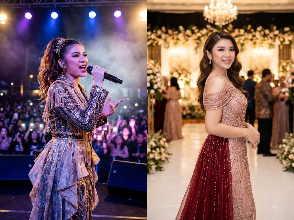 Evolusi Gaya Panggung vs Busana Pesta: Belajar dari Dinamika Fashion Tiara Andini - Featured