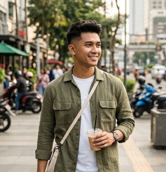 Inspirasi Gaya Rambut Pria Indonesia yang Keren dan Stylish: Anti Gagal, Rapi, dan Tahan Cuaca Tropis - Featured