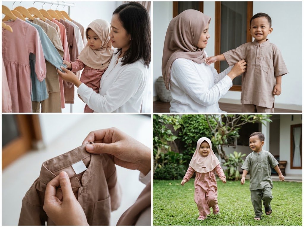 8 Inspirasi Busana Muslim Anak yang Menggemaskan, Nyaman, dan Ramah Gerak - image 1