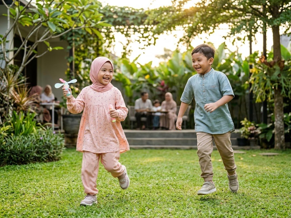 8 Inspirasi Busana Muslim Anak yang Menggemaskan, Nyaman, dan Ramah Gerak - Featured