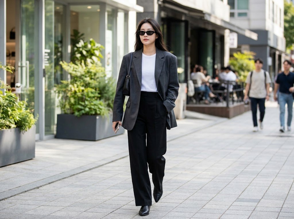 6 Inspirasi Gaya Blazer Oversized ala Seleb Korea yang Bikin Tampilan Lebih Jenjang dan Rapi - Featured