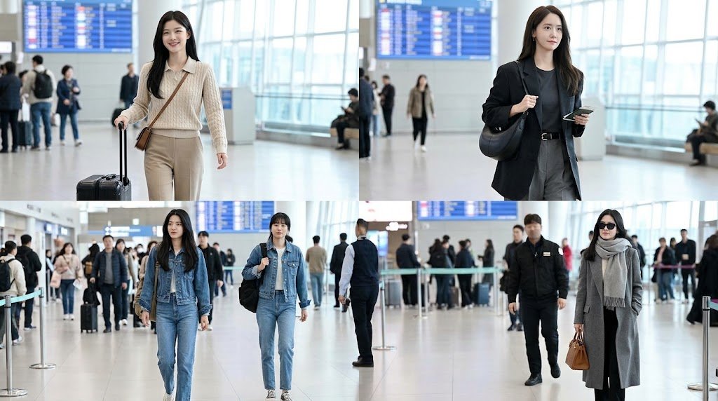 7 Inspirasi Gaya Busana Bandara Selebriti Korea: Santai, Hangat, dan Sangat Stylish - image 1