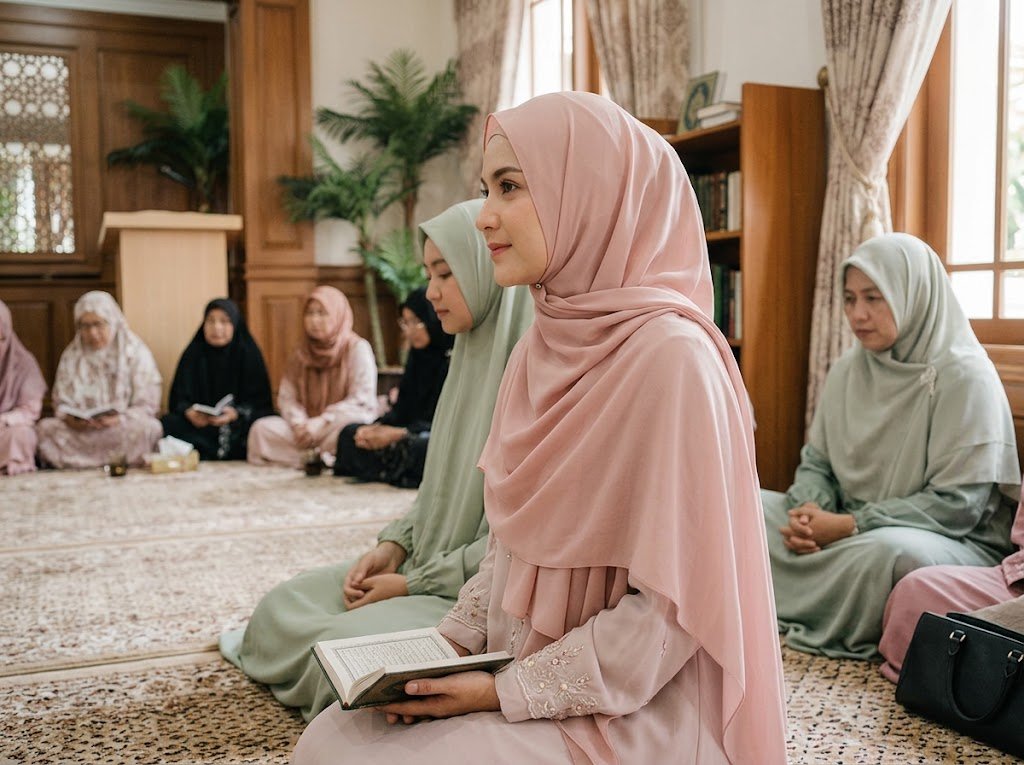 Inspirasi Gaya Hijab Syari Anggun untuk Menghadiri Acara Pengajian Inspirasi Gaya Hijab Syari Anggun untuk Menghadiri Acara Pengajian - image 1