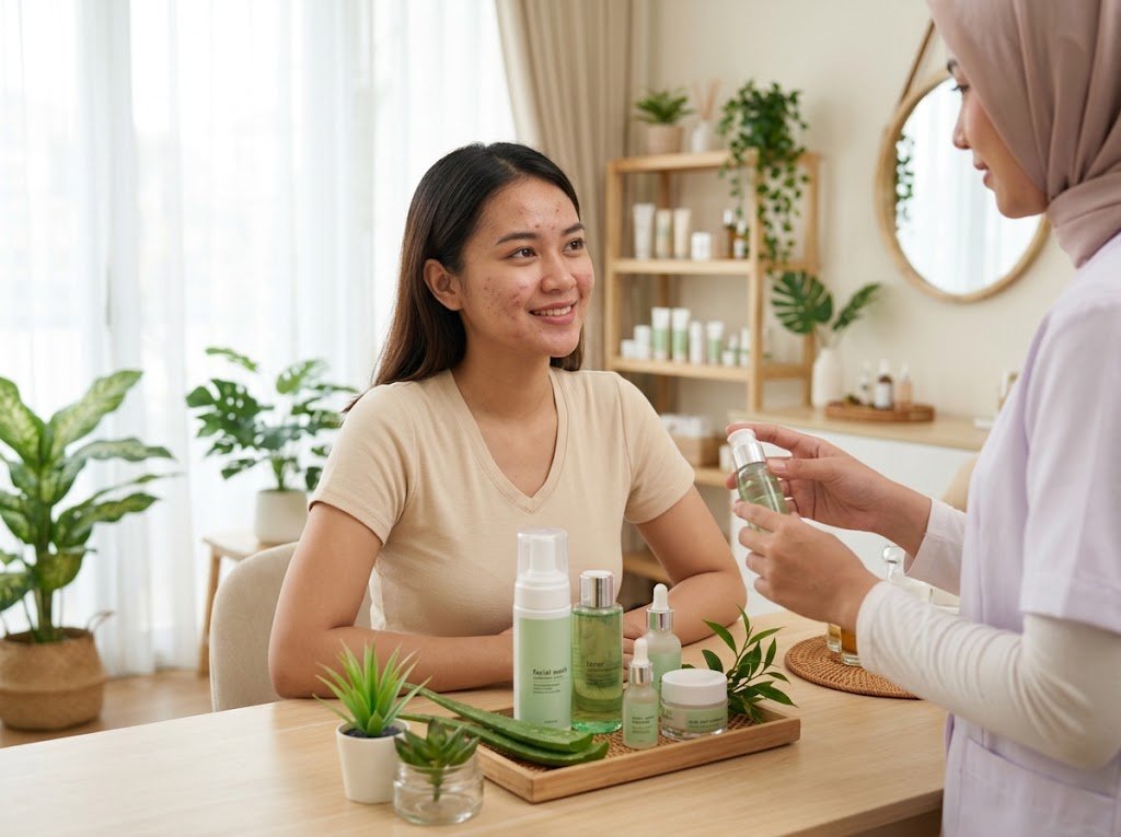 Rekomendasi Paket Skincare untuk Mengatasi Jerawat dan Menenangkan Kulit - Featured