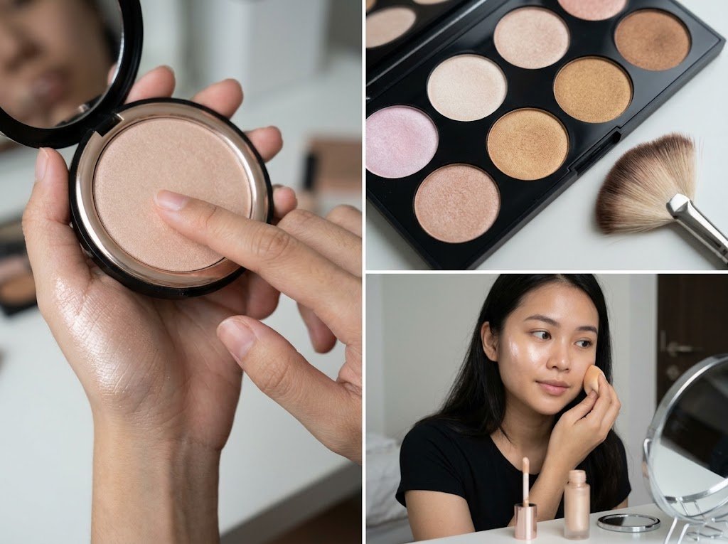 Panduan Memilih Highlighter Wajah yang Tepat: Belajar dari Tren Makeup Selebriti - Featured