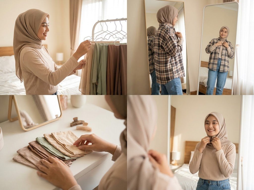 Panduan Memulai Hijrah Berhijab yang Nyaman: Tips Menjaga Istiqomah dan Padu Padan Modest Elegan Panduan Memulai Hijrah Berhijab yang Nyaman: Tips Menjaga Istiqomah dan Padu Padan Modest Elegan - image 1